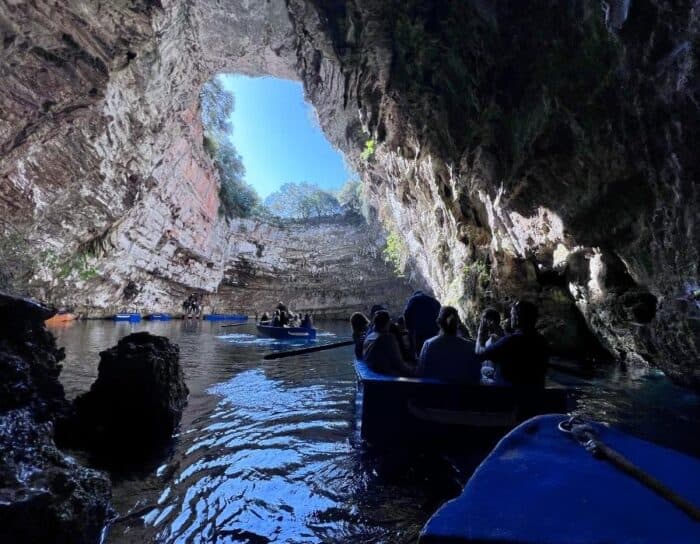 Melissani Cave in Greece