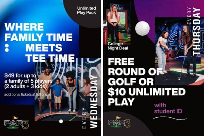 Promos at PAR 3 Newport on the Levee