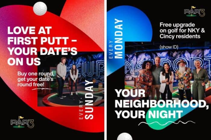 Promos at PAR 3 Newport on the Levee