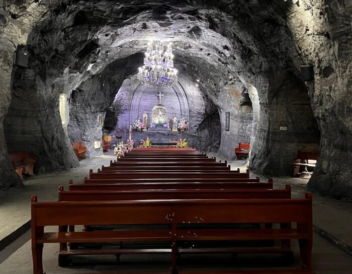 The Salt Cathedral of Zipaquirá in Colombia
