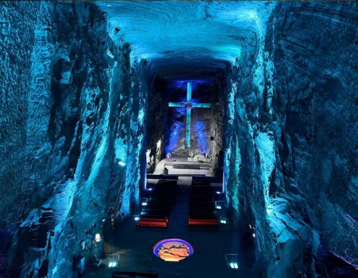 The Salt Cathedral of Zipaquirá in Colombia