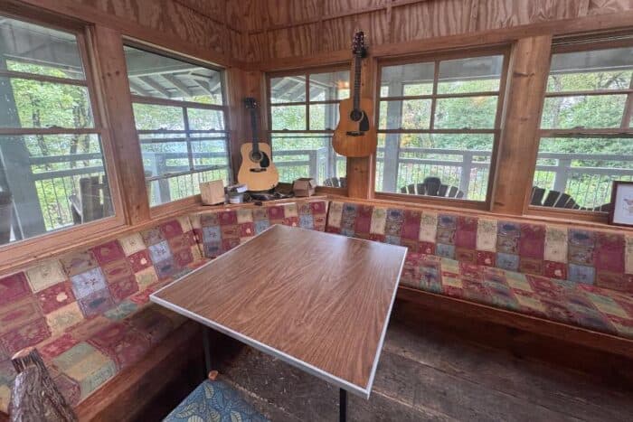 community room at Len Foote Hike Inn