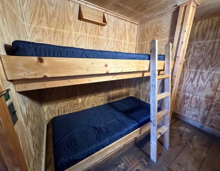 room at Len Foote Hike Inn in Georgia