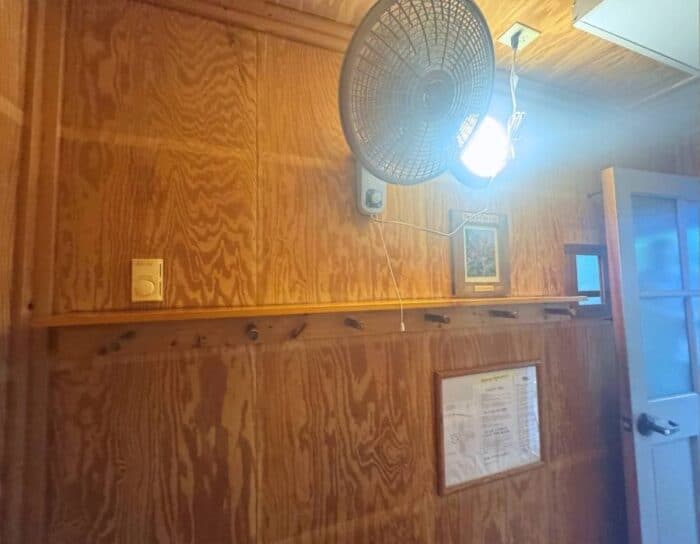 room at Len Foote Hike Inn in Georgia