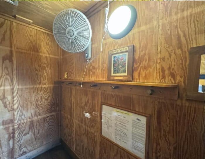 room at Len Foote Hike Inn in Georgia