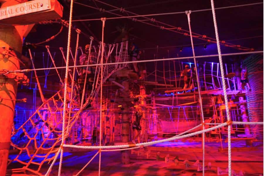 underground aerial course Louisville Mega Cavern