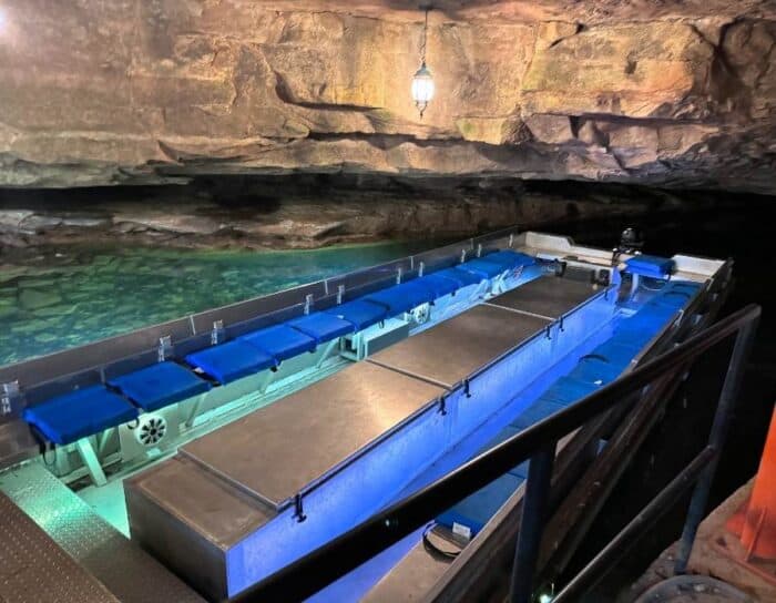 underground boat tour Lost River Cave in Bowling Green KY