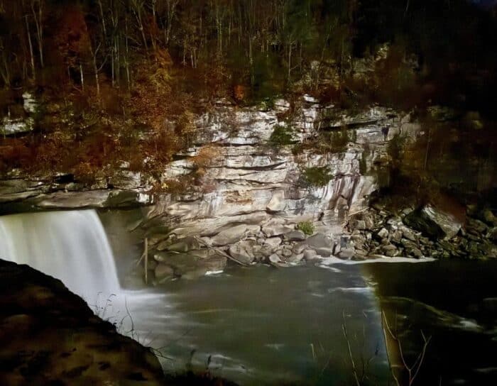 Moonbow at Cumberland Falls State Park in KY