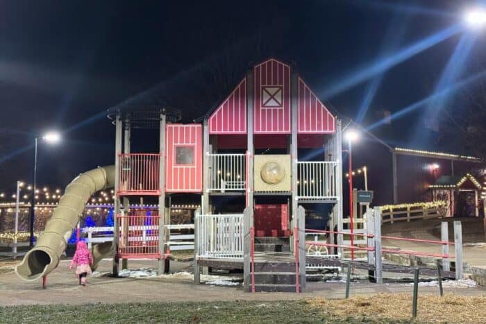 playground Holidays on the Farm Winton Woods