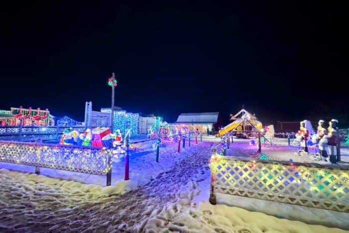 playground at The Christmas Ranch in Morrow, Ohio