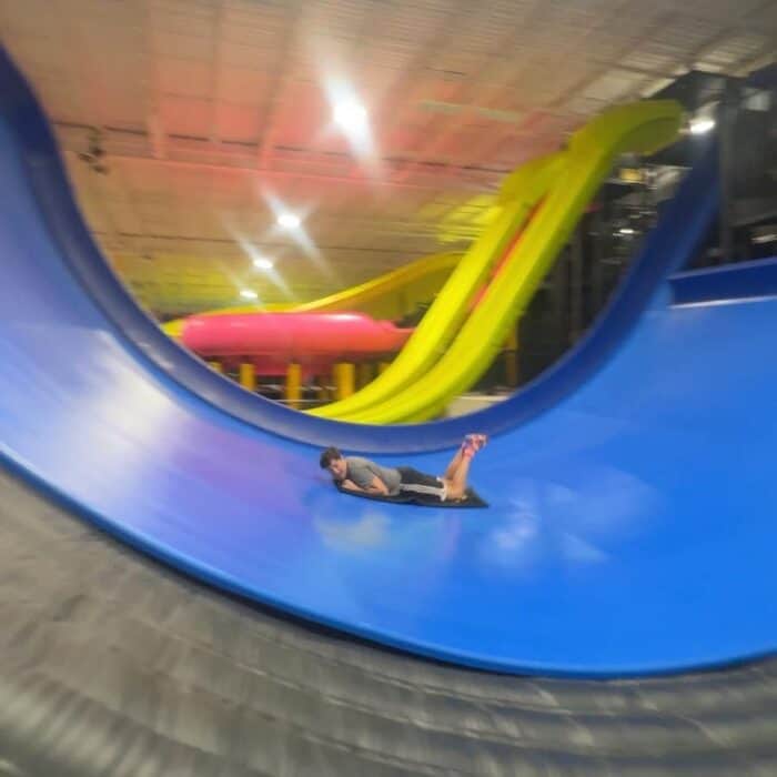 slide at Slick City Action Park Springdale OH