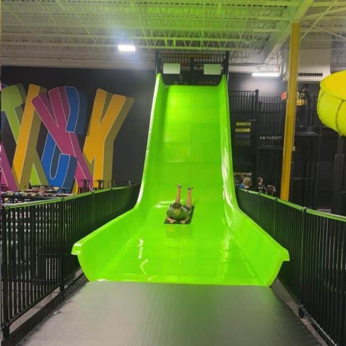 slide at Slick City Action Park Springdale OH