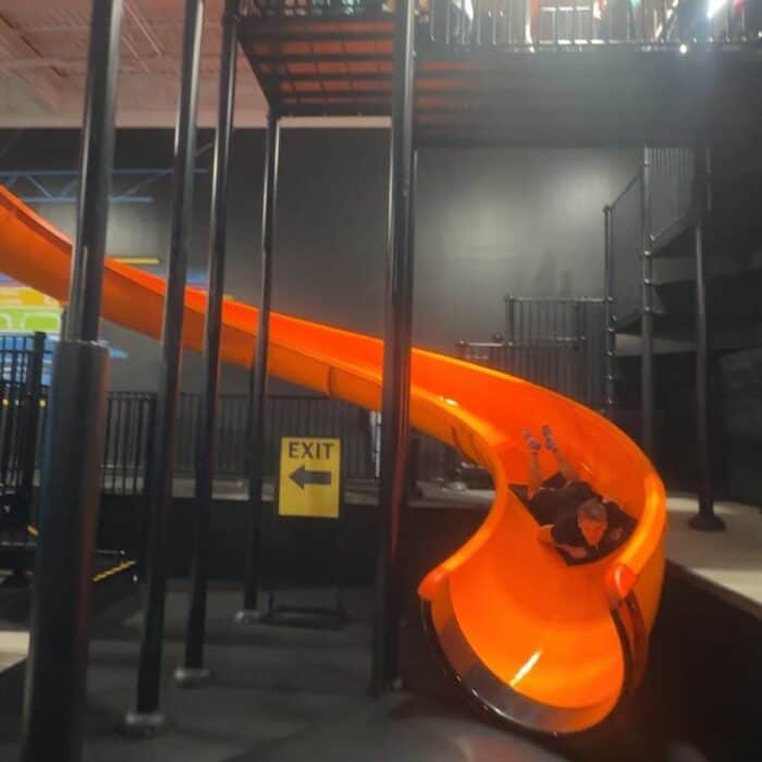 slide at Slick City Action Park Springdale OH