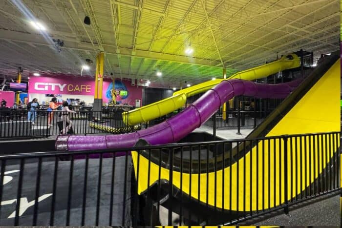 slides at Slick City Action Park