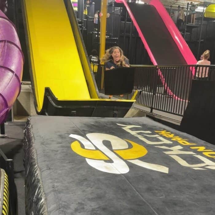 slides at Slick City Action Park Springdale OH