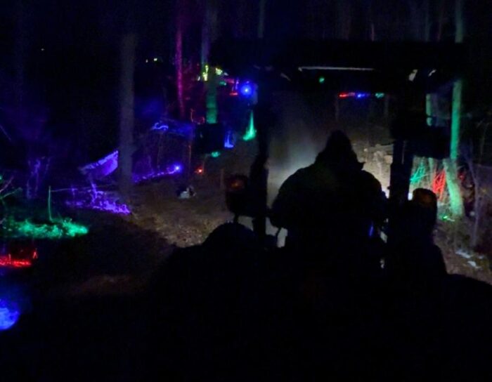 wagon ride at Holidays on the Farm Winton Woods