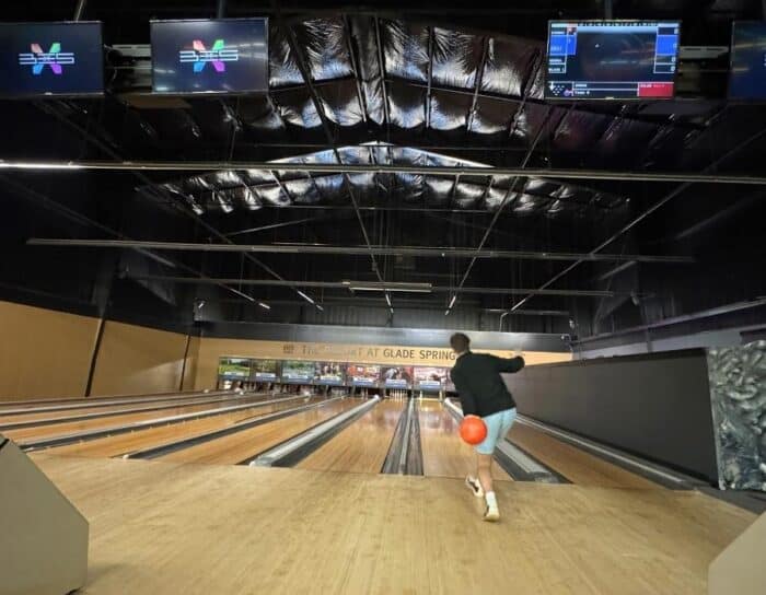 bowling alley at The Glade Springs Resort Leisure Center