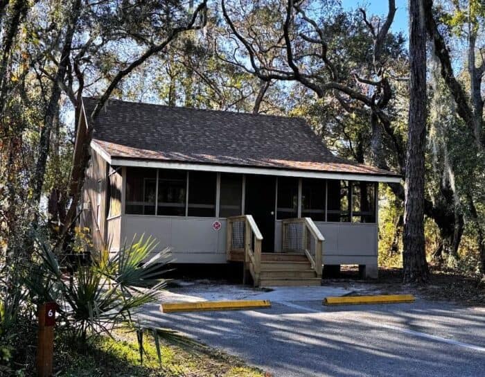 cabin at Blue Spring State Park in Florida