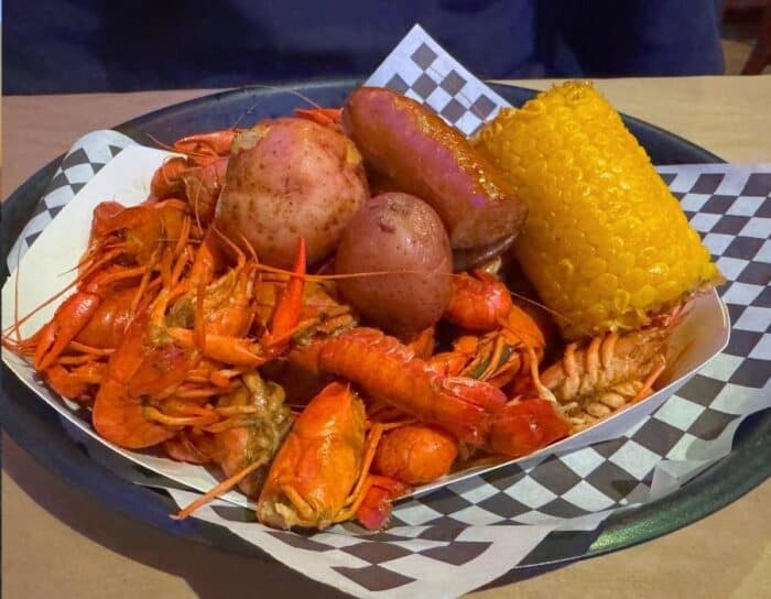 crawfish at Ginny Lane Bar and Grill Orange Beach AL