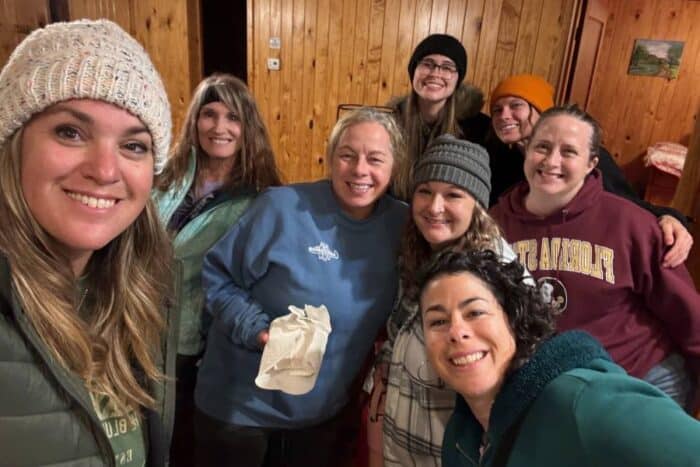 friends at Star Falls Cabin at Sheltowee Trace Adventure Resort