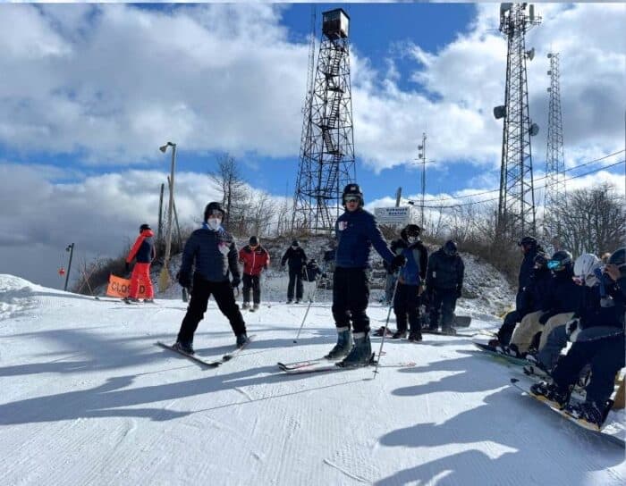 friends at Winterplace Ski Resort in WV