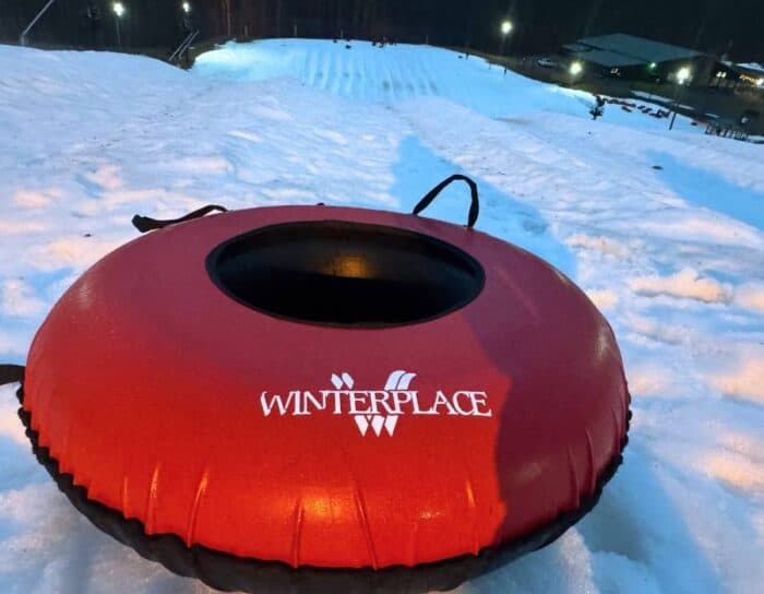 snow tubing at Winterplace Ski Resort