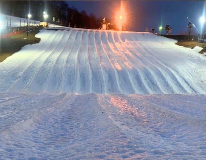 snow tubing at Winterplace Ski Resort in WV