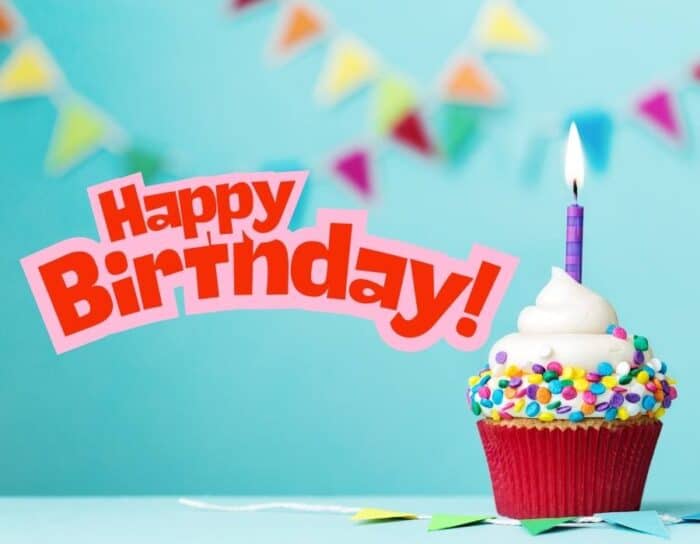 Happy Birthday cupcake