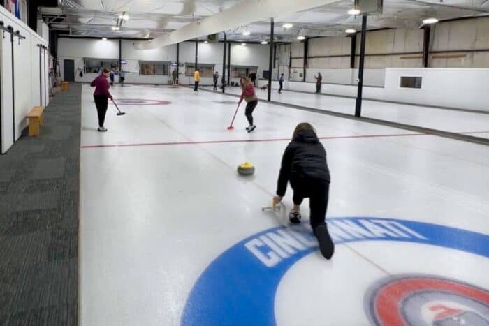 Learn to Curl class with Cincinnati Curling Club