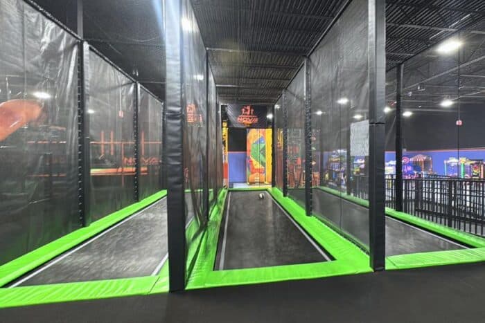 basketball trampoline area Nova Adventure Park