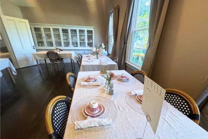 dining room Spencer House Inn St. Marys, GA