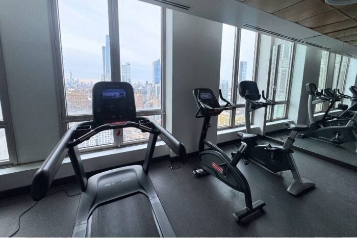 fitness center at Pod Times Square New York City