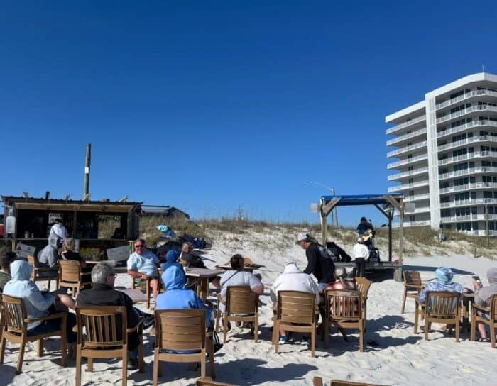 live music on the beach at Flora-Bama