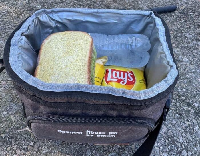 packed lunch at The Spencer House Inn in St. Marys GA