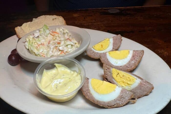Scotch eggs at Celtic Ray Public House Punta Gorda FL