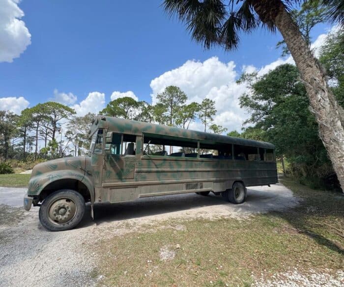 bus at Babcock Ranch in Florida