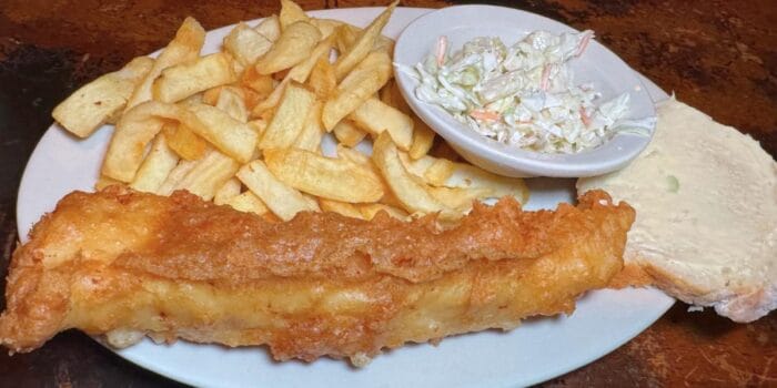 fish n chips at Celtic Ray Public House Punta Gorda FL
