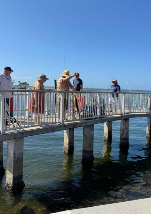 fishing pier at Ponce de Leon Park