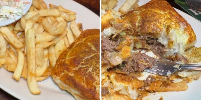 spicy beef pasty at Celtic Ray Public House