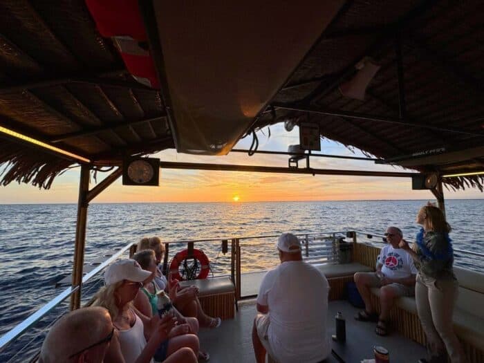 sunset cruise with Punta Gorda Adventures