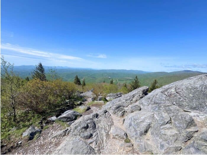 Pinnacles Overlook at Grayson Highlands State Park in VA