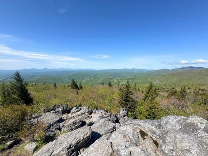 Pinnacles Overlook at Grayson Highlands State Park in VA