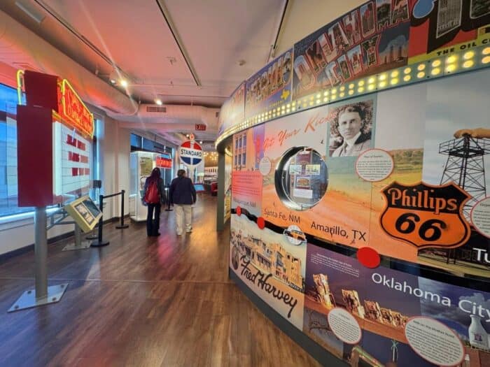 Route 66 exhibit History Museum on the Square Springfield MO