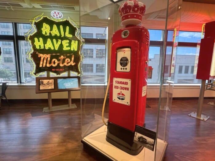Route 66 exhibit at History Museum on the Square Springfield MO