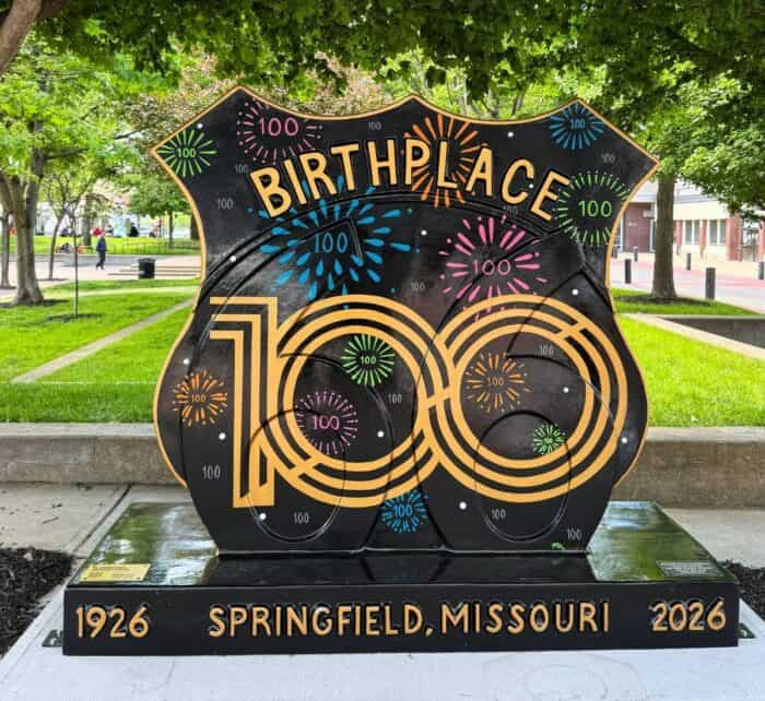 Route 66 sculpture Springfield MO