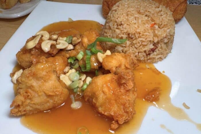 Springfield style Cashew Chicken at Leong's Asian Diner Springfield, MO