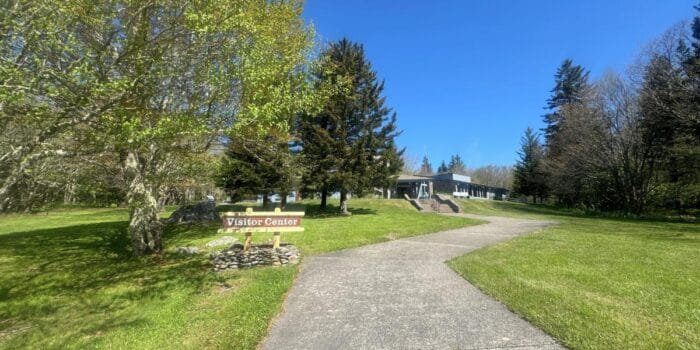 Visitor Center Grayson Highlands State Park in VA