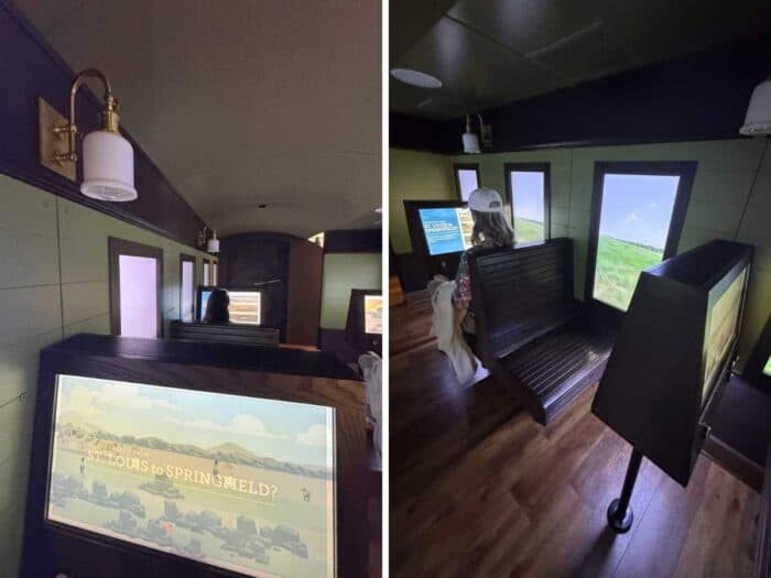 interactive train exhibit at History Museum on the Square Springfield MO
