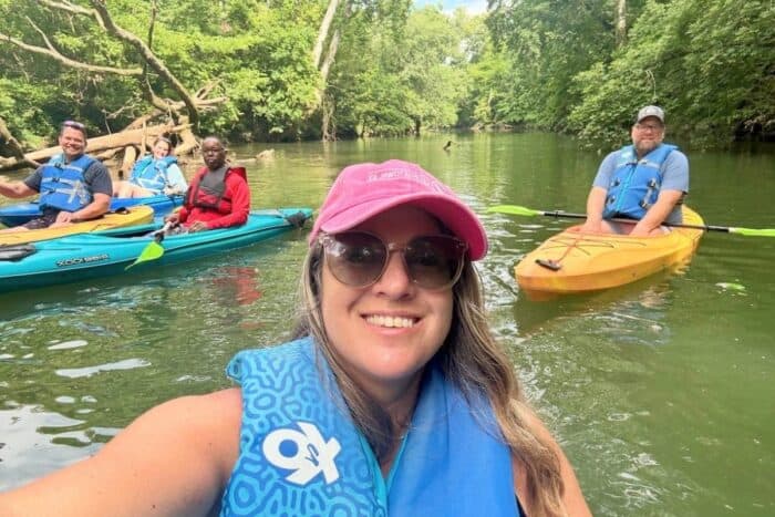 Kayaking the Midway on Elkhorn Creek Georgetown KY