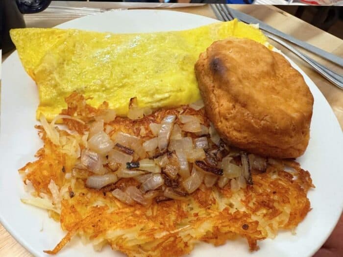 breakfast at Fava's 1910 Diner in Georgetown KY